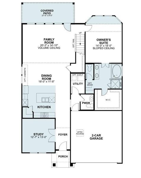 2D floor plan layout of this home in Summerview, Fulshear, TX (Image 5). 2D floor plan layout of this home in Summerview, Fulshear, TX (Image 5).