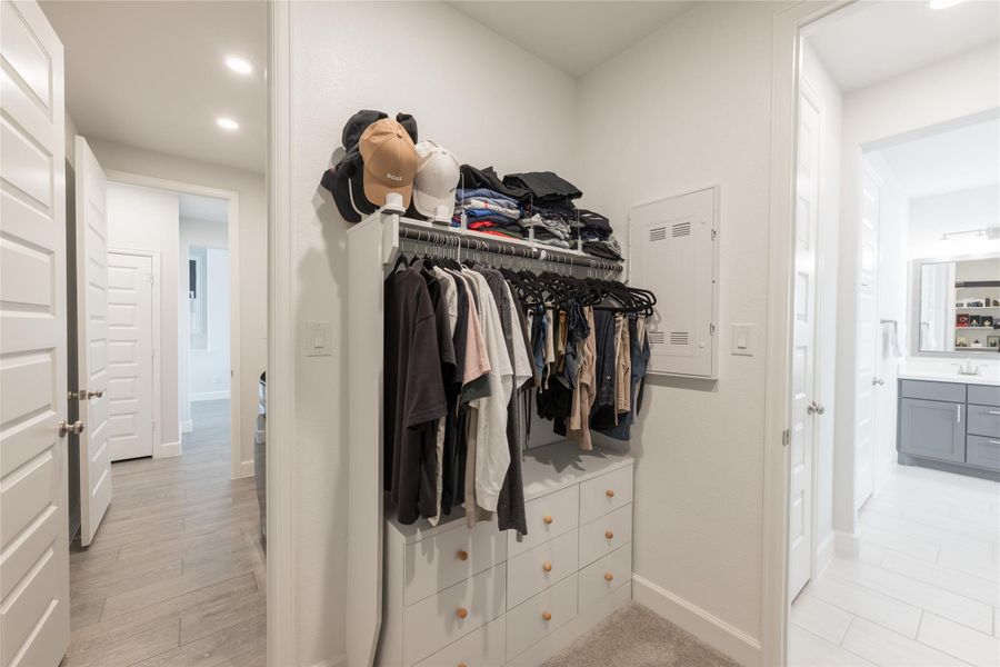 Furnished interior view inside a new home in Elyson, Katy (Image 15).