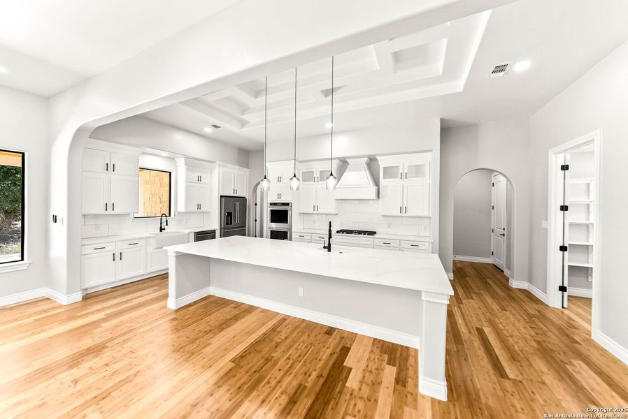 Furnished interior view inside a new home in , New Braunfels (Image 9).