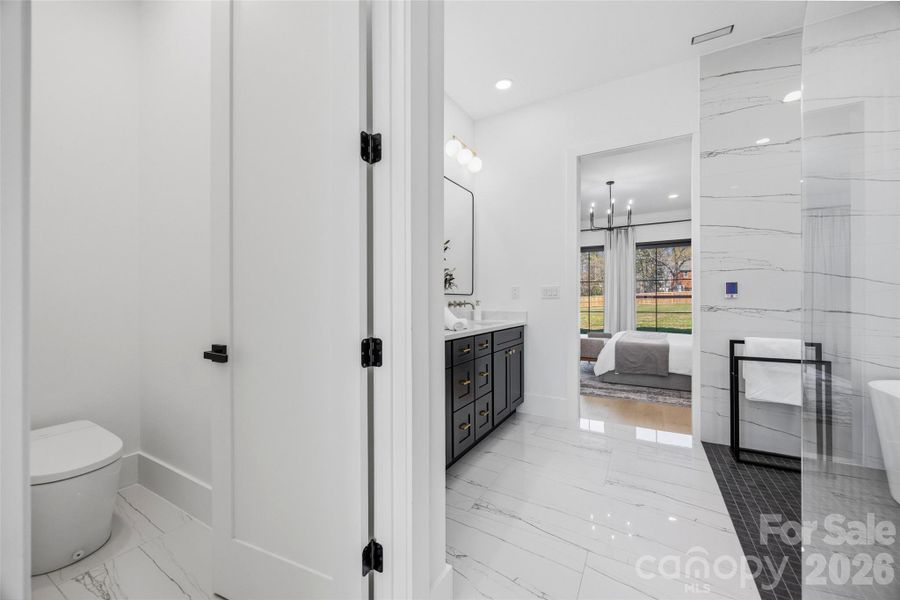 Furnished interior view inside a new home in , Monroe (Image 33).