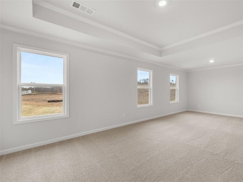 Spacious, unfurnished interior of a new home in Haven Abbey, Cumming (Image 37). Spacious, unfurnished interior of a new home in Haven Abbey, Cumming (Image 37).