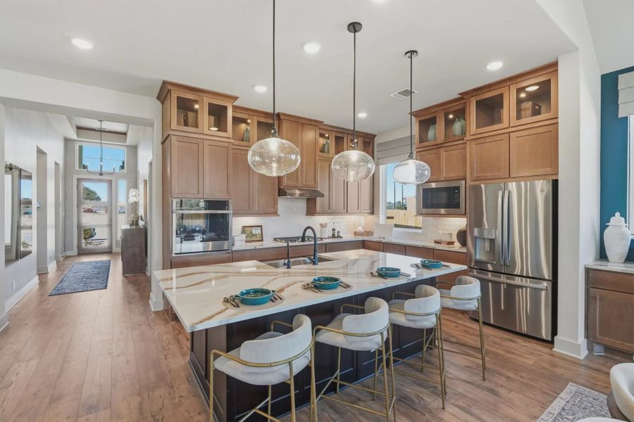 Image 5 representing the Lauren by Chesmar Homes in Esperanza 50's, Boerne, TX.