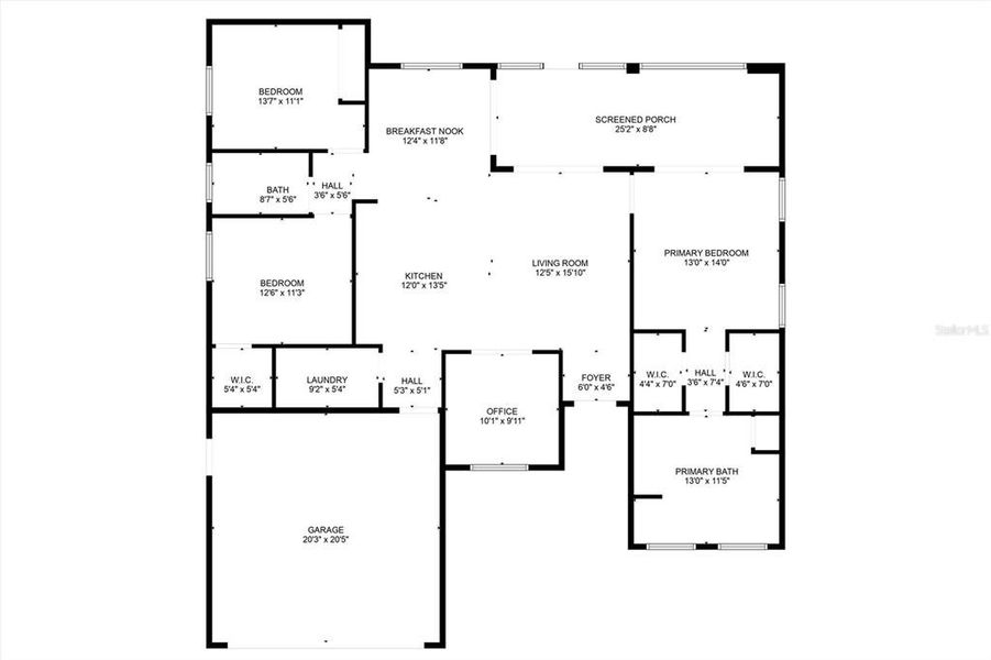 2D floor plan layout of this home in , Port Charlotte, FL (Image 5).
