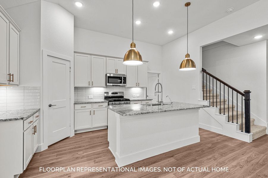 Furnished interior view inside a new home in Sorella, Tomball (Image 10).