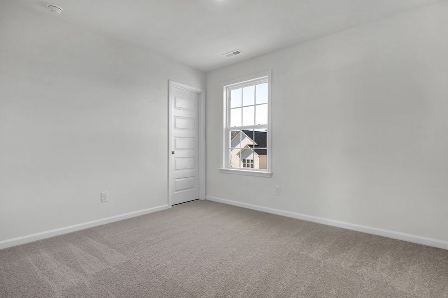 Spacious, unfurnished interior of a new home in Grand Park, Leland (Image 29). Spacious, unfurnished interior of a new home in Grand Park, Leland (Image 29).