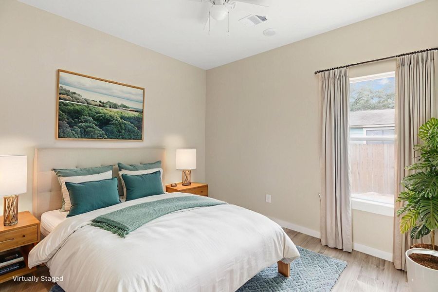 room digitally staged