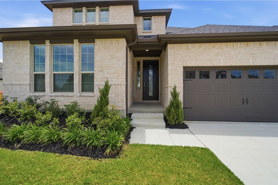 Exterior details and patio area of a home in La Terra, Celina (Image 3). Exterior details and patio area of a home in La Terra, Celina (Image 3).