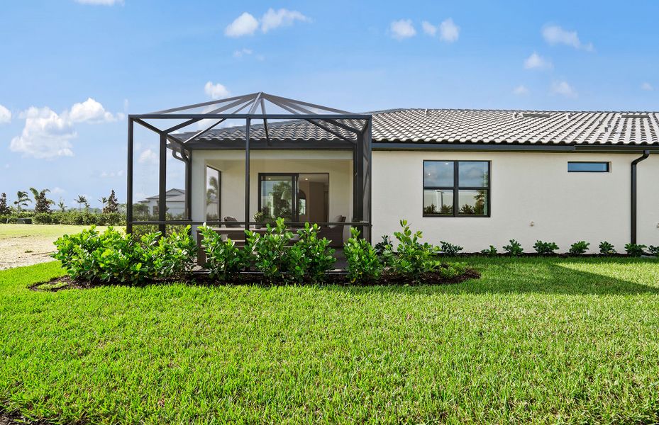 Representative exterior details of a home built from the Cascadia by DiVosta in Talon Preserve on Palmer Ranch, Nokomis (Image 3). Representative exterior details of a home built from the Cascadia by DiVosta in Talon Preserve on Palmer Ranch, Nokomis (Image 3).