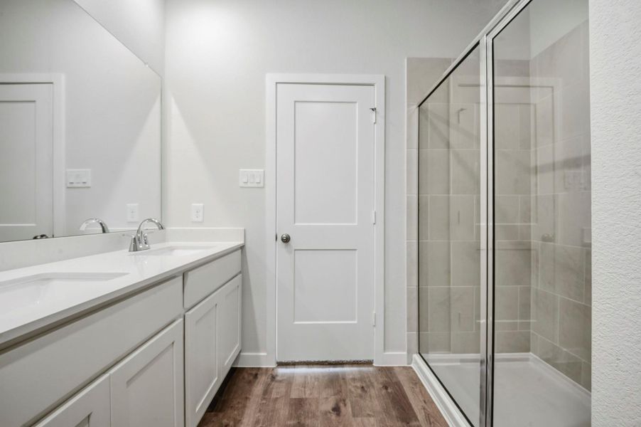 Furnished interior view inside a new home in Barrett Crossing, Crosby (Image 7).