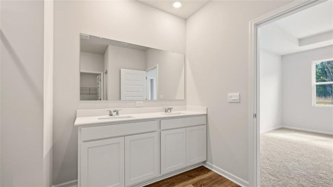 Furnished interior view inside a new home in Champion's Run, Lithonia (Image 9). Furnished interior view inside a new home in Champion's Run, Lithonia (Image 9).