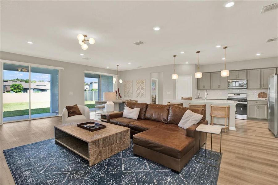 Furnished interior view inside a new home in , Land O' Lakes (Image 29).