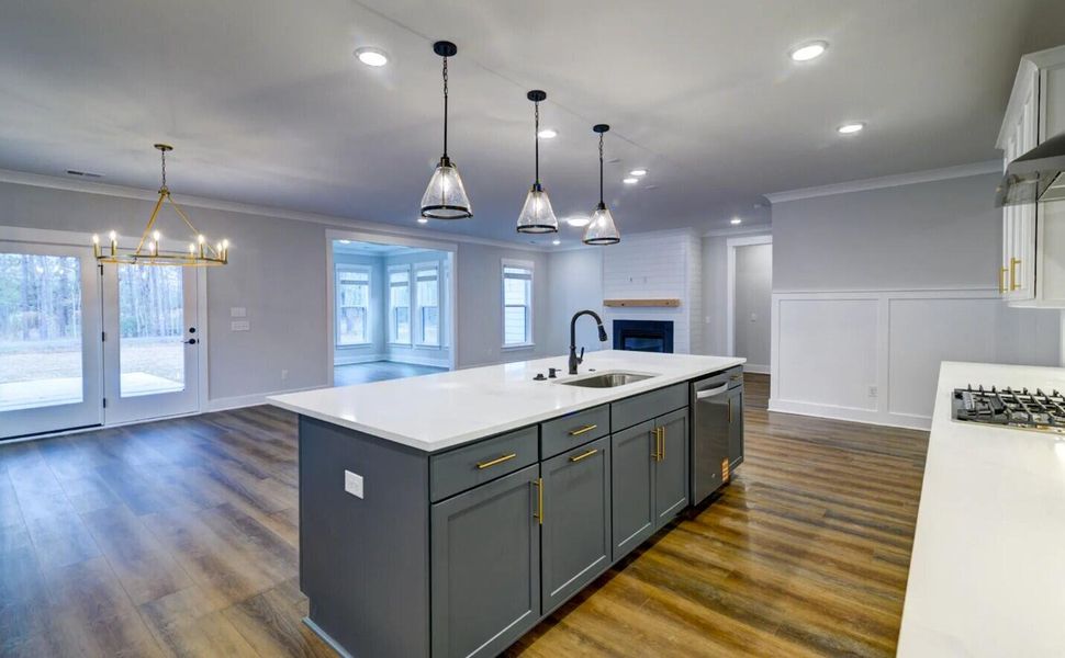 Furnished interior view inside a new home in , Summerville (Image 7). Furnished interior view inside a new home in , Summerville (Image 7).