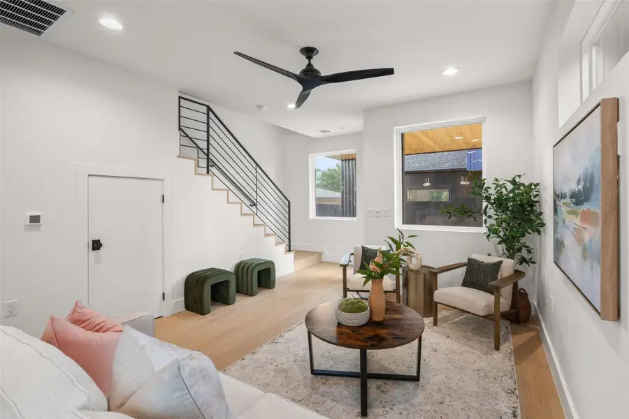 Furnished interior view inside a new home in , Austin (Image 32).