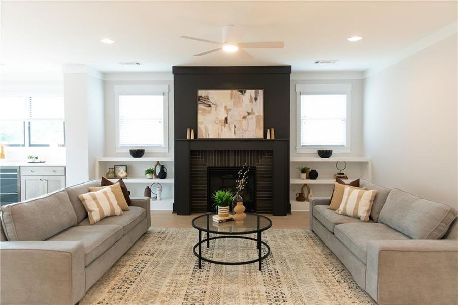 Furnished interior view inside a new home in , Scottdale (Image 29). Furnished interior view inside a new home in , Scottdale (Image 29).