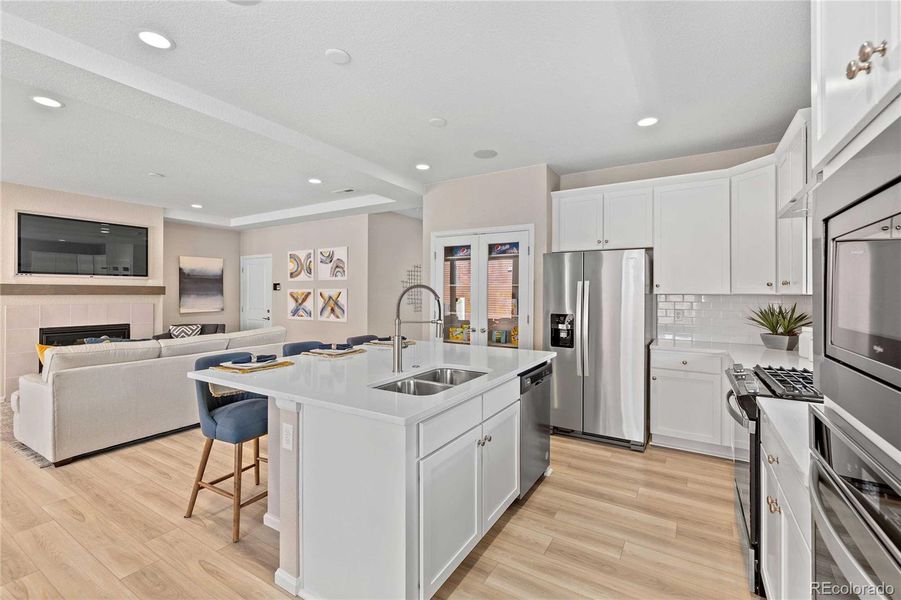 Furnished interior view inside a new home in , Aurora (Image 16).