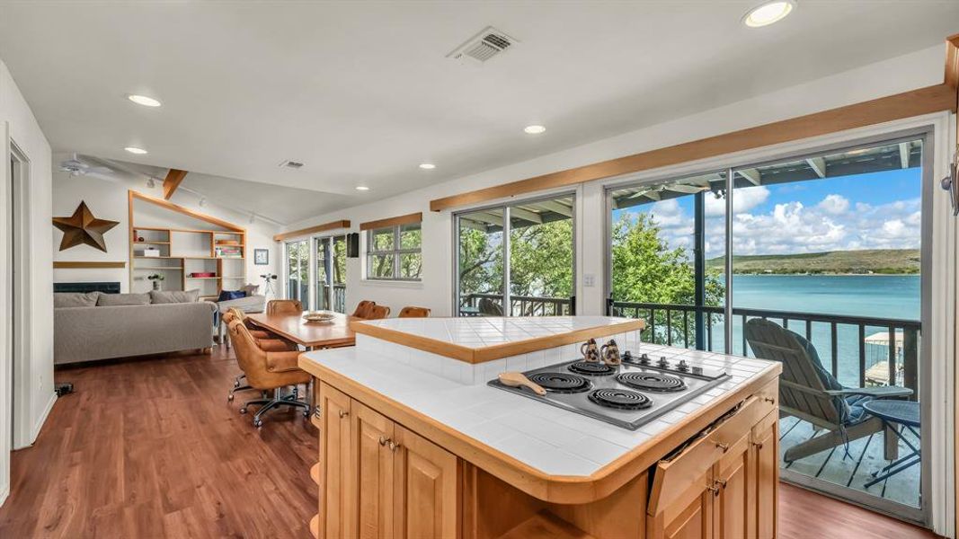 Furnished interior view inside a new home in , Graford (Image 4).
