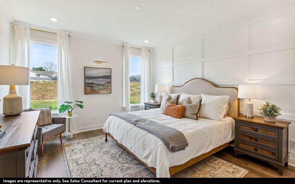 Furnished interior view inside a new home in McCain's Station, Gallatin (Image 11).