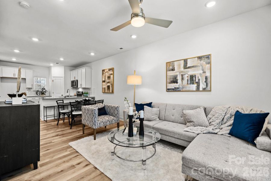 Furnished interior view inside a new home in Sycamore Trail, Matthews (Image 9).