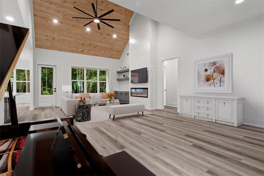 Furnished interior view inside a new home in , Jasper (Image 16).