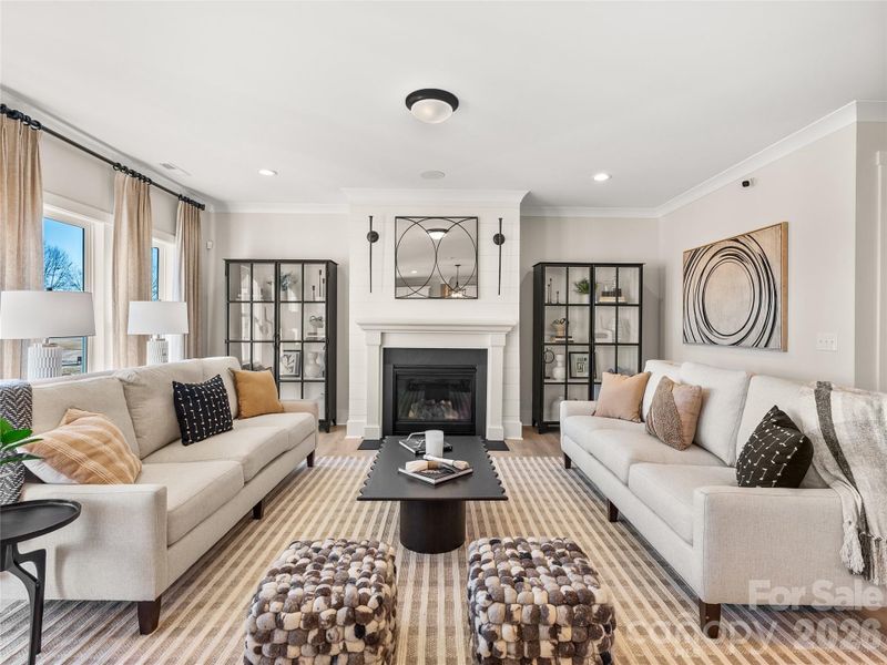 Furnished interior view inside a new home in Stonebridge Fairways, Monroe (Image 11).