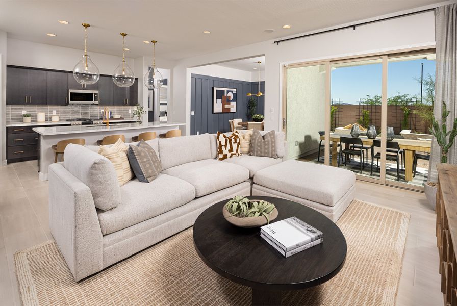 Representative furnished interior of a home built from the Poppy by Taylor Morrison in Verdin Discovery Collection, Phoenix (Image 7).