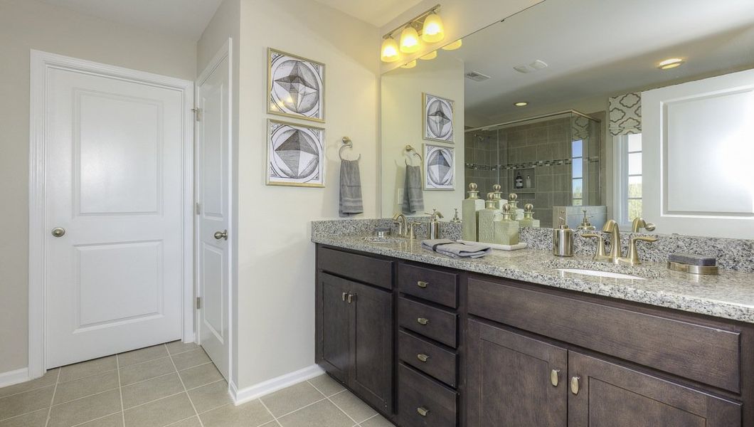Representative furnished interior of a home built from the Verwood by D.R. Horton in Chumley Estates, Reidville (Image 35).
