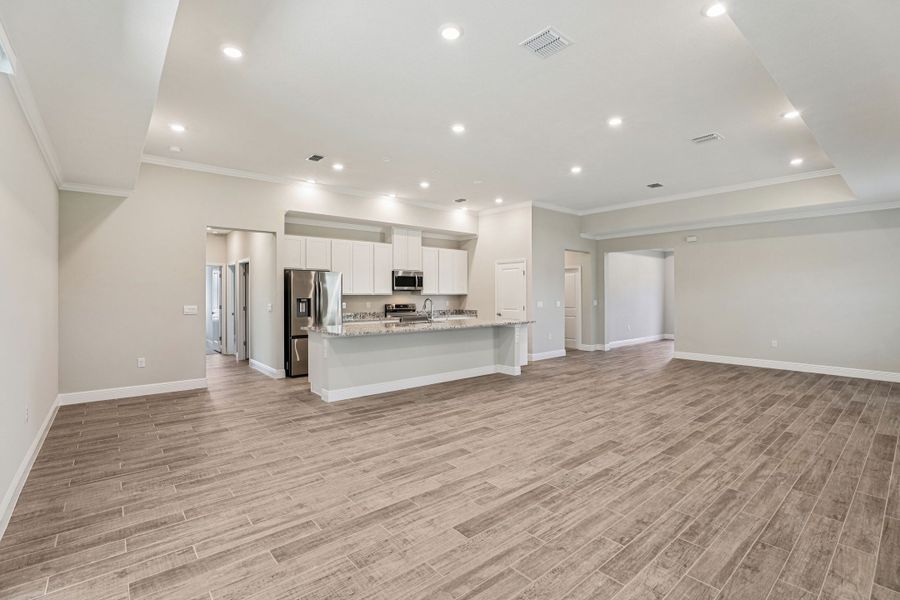 Spacious, unfurnished interior of a new home in Eagle Crest, Malabar (Image 15). Spacious, unfurnished interior of a new home in Eagle Crest, Malabar (Image 15).