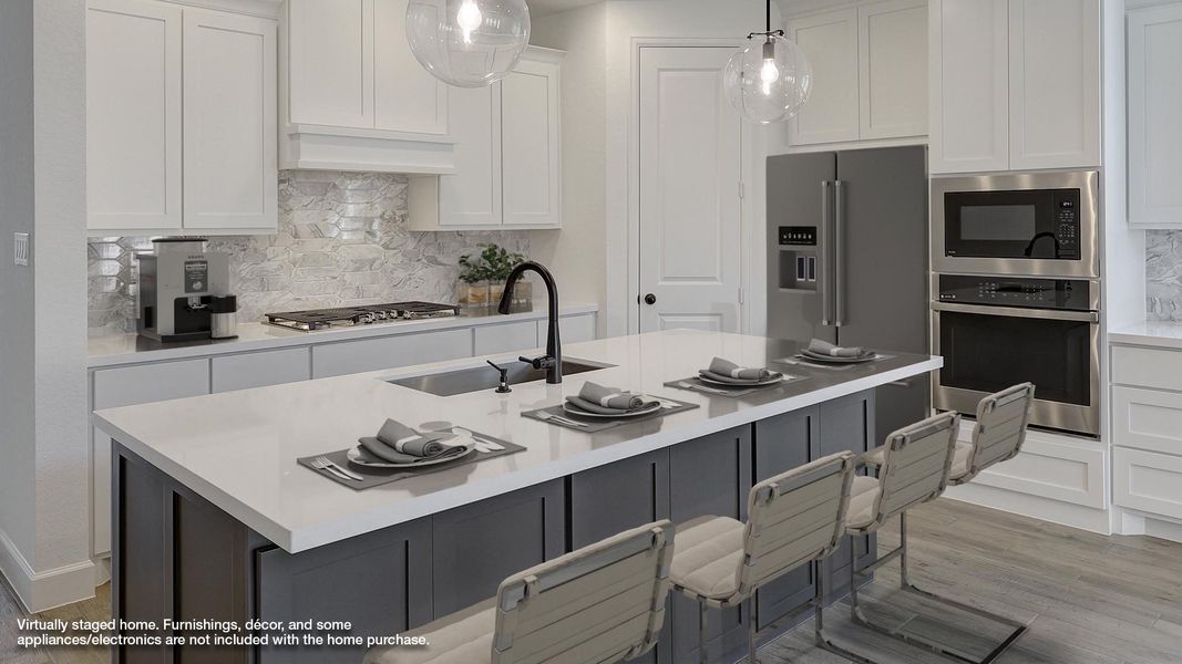 Representative furnished interior of a home built from the 3241W by Perry Homes in Alsatian Oaks, Castroville (Image 4).