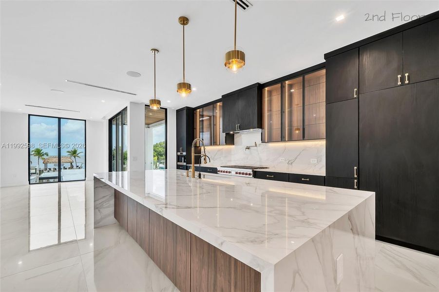 Furnished interior view inside a new home in , Key Largo (Image 16).