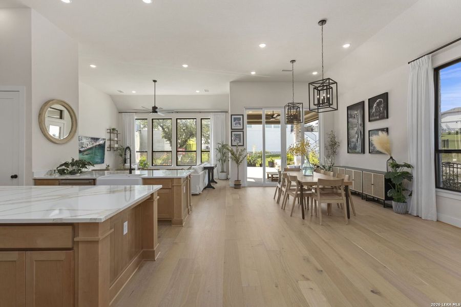 Furnished interior view inside a new home in Esperanza, Boerne (Image 13).