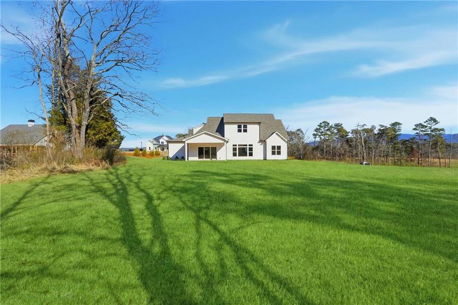 Exterior details and patio area of a home in , Rydal (Image 36).