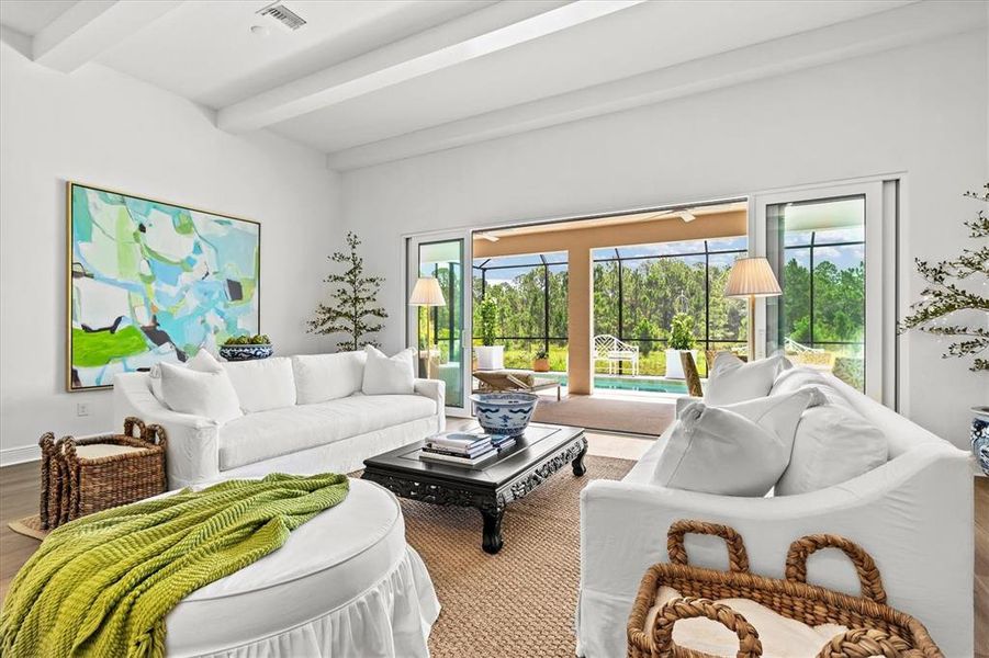 Furnished interior view inside a new home in Crosswind Ranch, Parrish (Image 20).