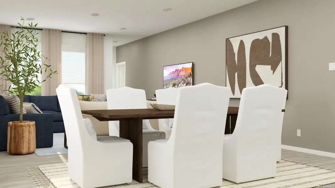 Furnished interior view inside a new home in Navarro Ranch, Seguin (Image 3).