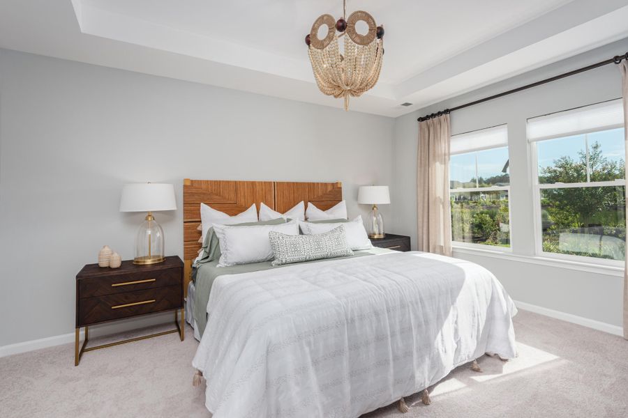 Furnished interior view inside a new home in Sweetgrass at Summers Corner, Summerville (Image 13).