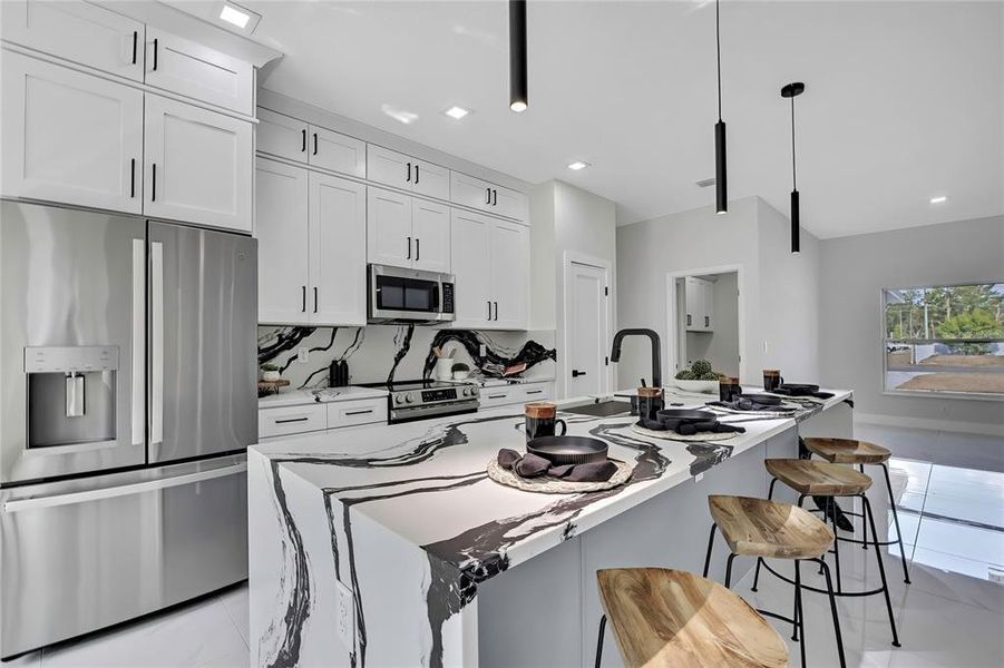 Furnished interior view inside a new home in , Weeki Wachee (Image 18).