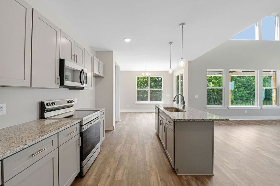 Furnished interior in a model home at Starks Estates in Cross Plains (Image 9).