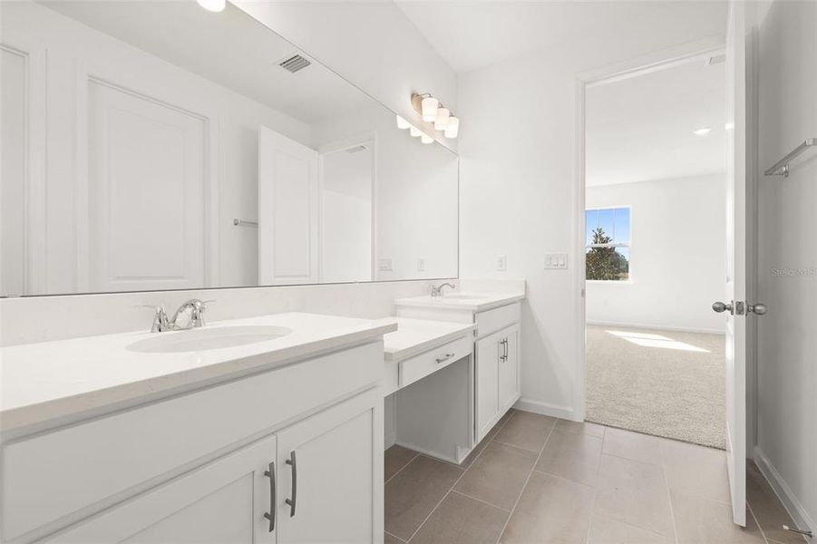 Furnished interior view inside a new home in Serenade at Ovation, Winter Garden (Image 18). Furnished interior view inside a new home in Serenade at Ovation, Winter Garden (Image 18).