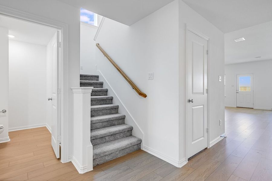 Spacious, unfurnished interior of a new home in River Ridge, Crandall (Image 34). Spacious, unfurnished interior of a new home in River Ridge, Crandall (Image 34).