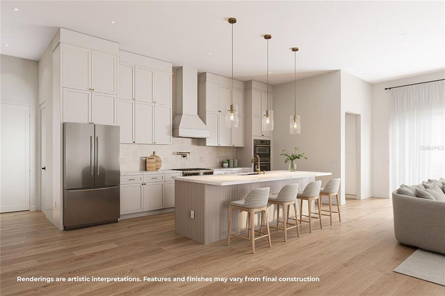 Furnished interior view inside a new home in , Orlando (Image 3).