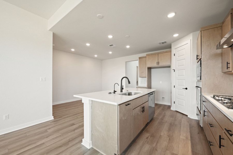 Furnished interior view inside a new home in Lariat, Liberty Hill (Image 14).