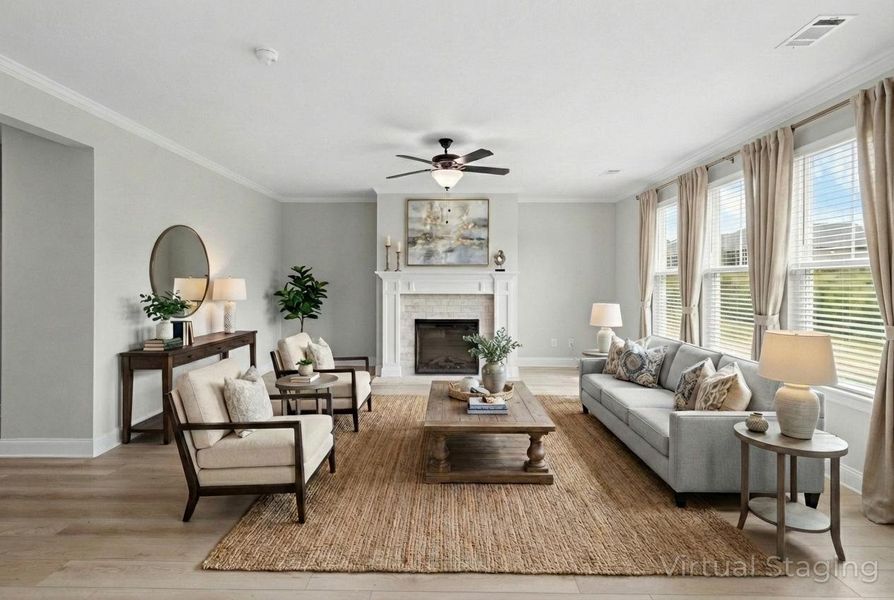 Furnished interior view inside a new home in Windsor, North Augusta (Image 10).
