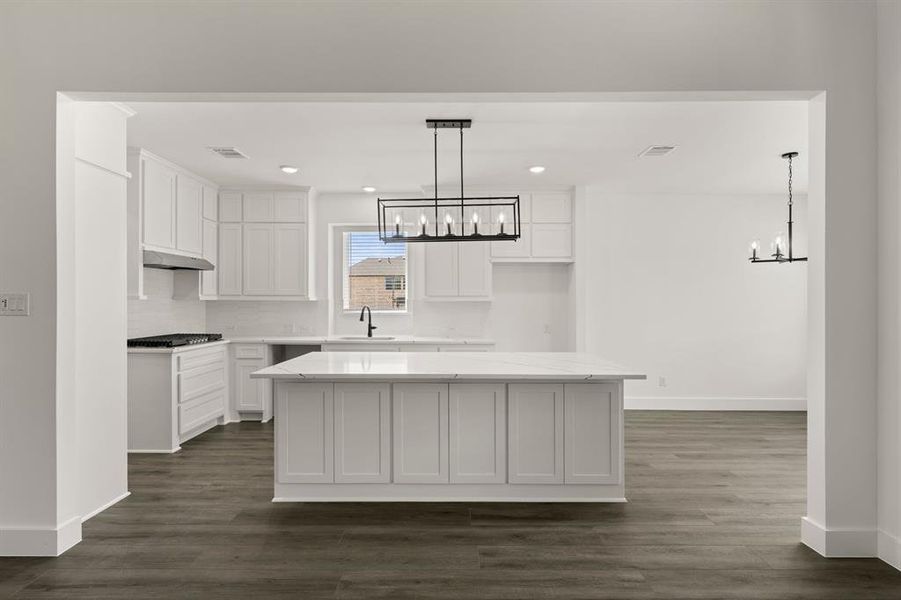 Furnished interior view inside a new home in Brookfield, Melissa (Image 10). Furnished interior view inside a new home in Brookfield, Melissa (Image 10).