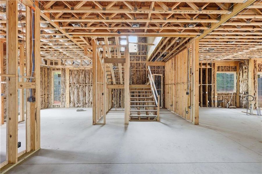 In-progress construction of a new home in , Atlanta, GA (Image 19).