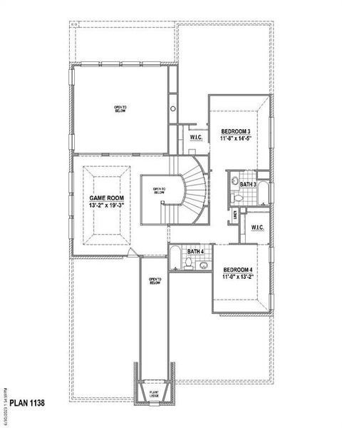 2nd Level Floor plan