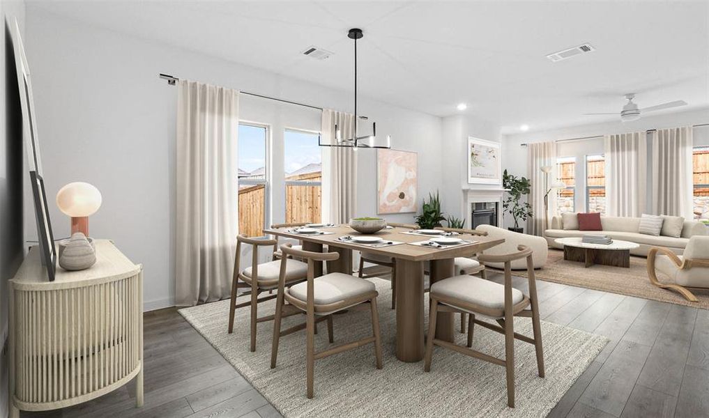 Furnished interior view inside a new home in Rolling Ridge, Van Alstyne (Image 7). Furnished interior view inside a new home in Rolling Ridge, Van Alstyne (Image 7).