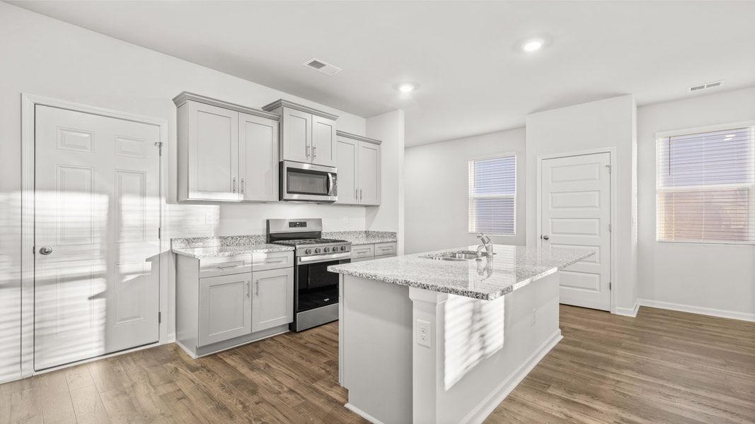 Furnished interior view inside a new home in Southwind Village, Evans (Image 5).