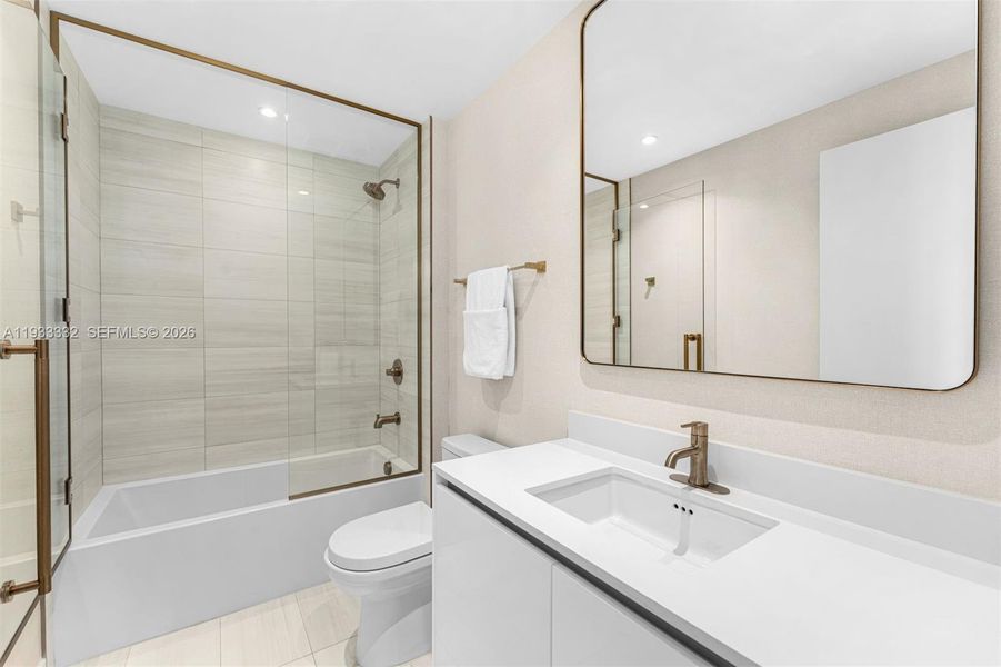 Furnished interior view inside a new home in , Miami (Image 9).