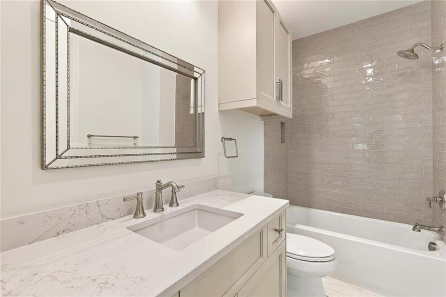 Furnished interior view inside a new home in , Sandy Springs (Image 55).