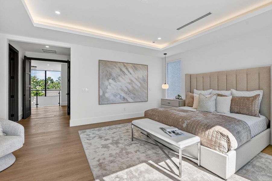 Furnished interior view inside a new home in , Boca Raton (Image 19).