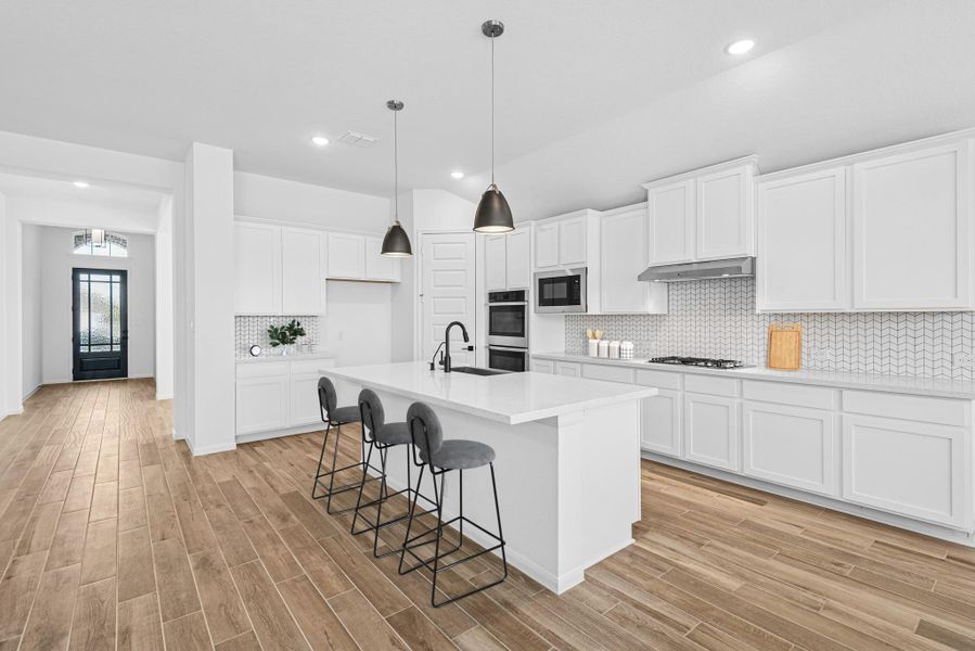 Gourmet island kitchen (*Photo not of actual home and used for illustration purposes only.)